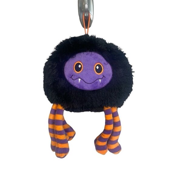 American Greetings Spider 11” Plush Stuffed Animal Toy Halloween Spooky Black - Picture 1 of 8